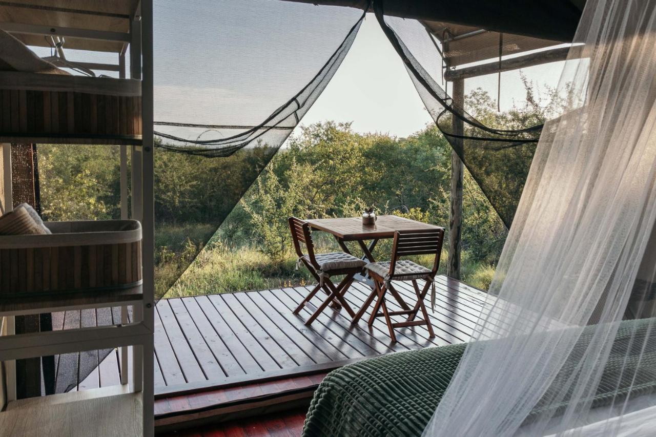 Isambane Camp Villa Balule Game Reserve Bagian luar foto